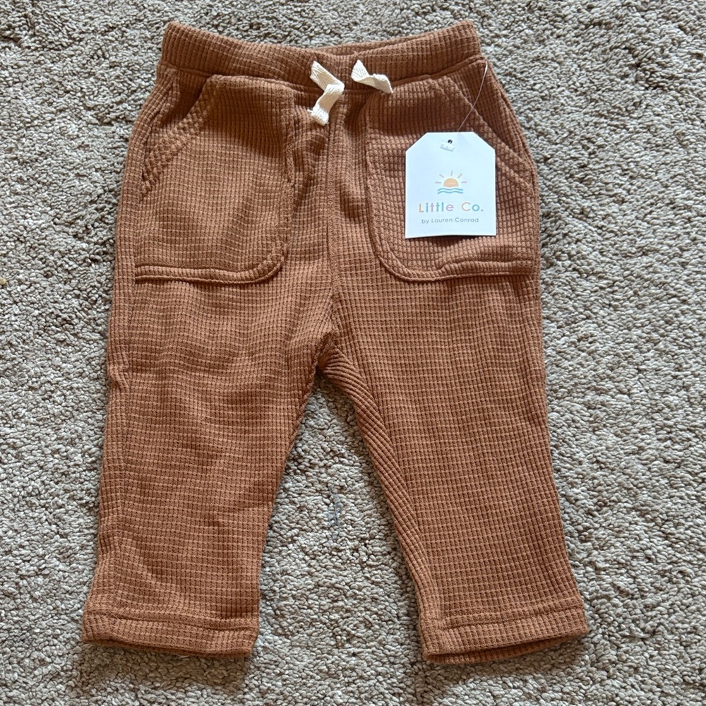 Little Co. Kids Casual Brown Pants